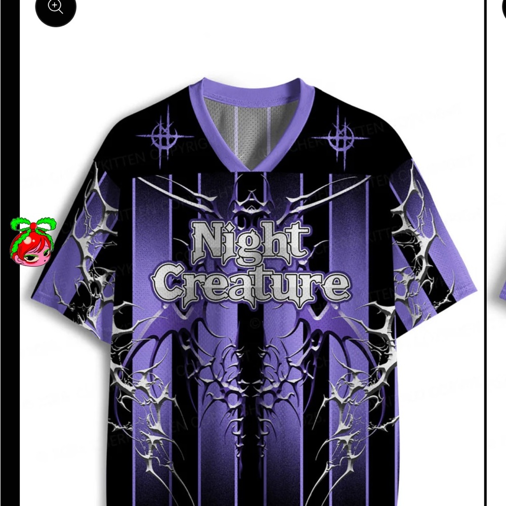Purple and Black Jersey